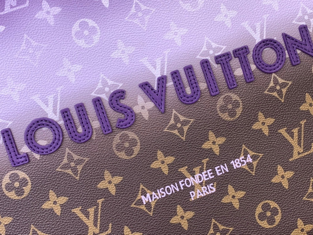 PURPLE GRADIENT STATEMENT TOTE