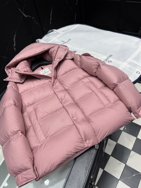 HOODED PUFFER DOWN JACKET