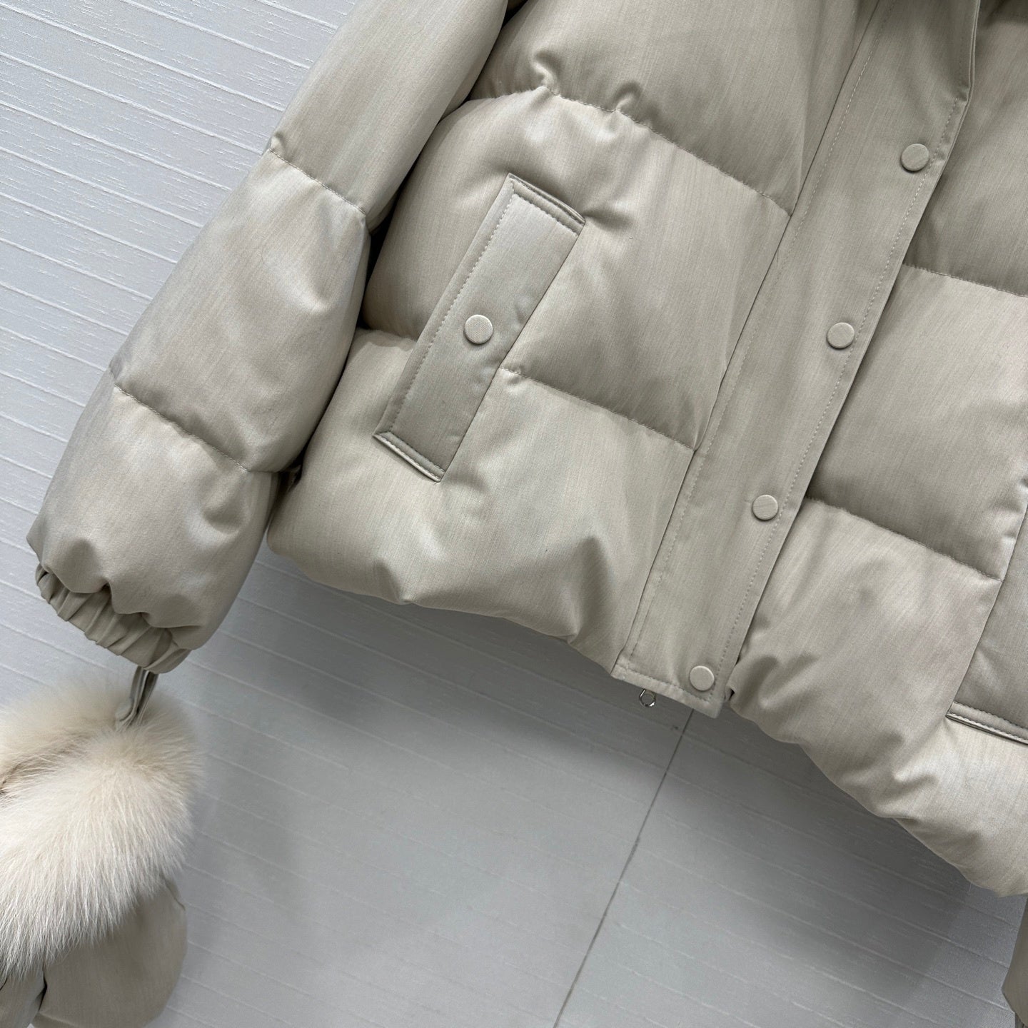 FUR TRIM PUFFER JACKET