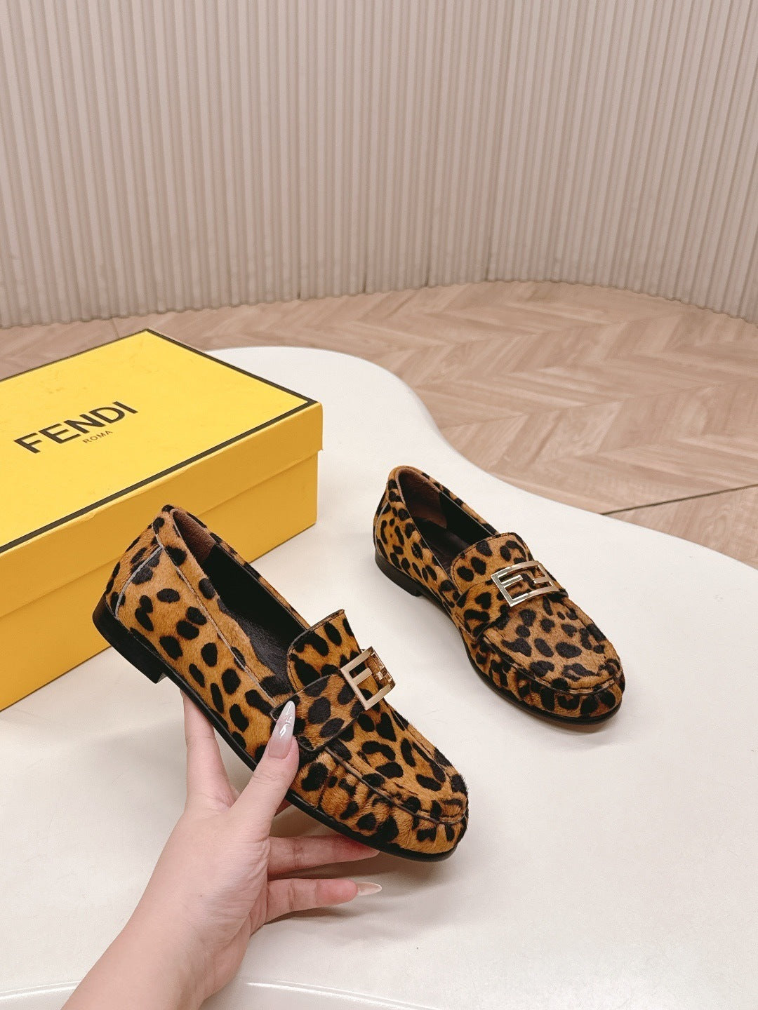 CLASSIC BUCKLE LOAFERS WITH ANIMAL PRINT OPTION