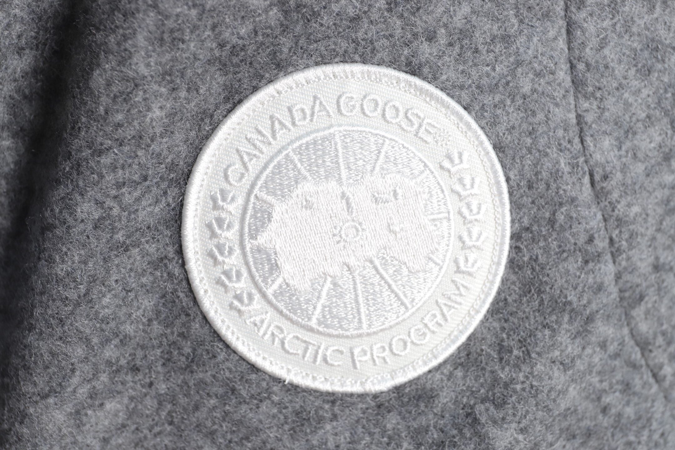 GREY ZIP-UP WOOL BLEND VEST