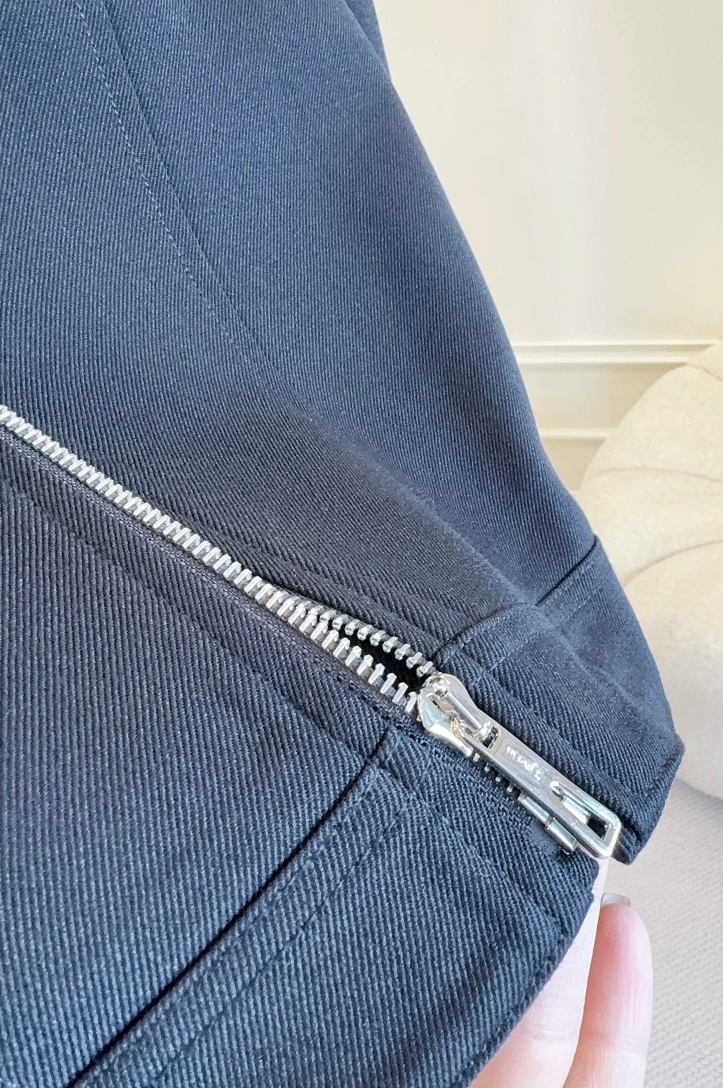 TAILORED ZIP-FRONT JACKET & PLEATED SKIRT SET