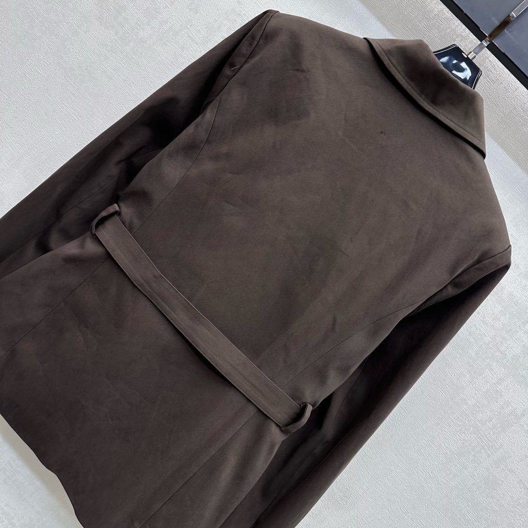 TAILORED BELTED BLAZER & MINI SKIRT SET