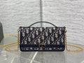 MONOGRAM PATTERN CHAIN SHOULDER BAG