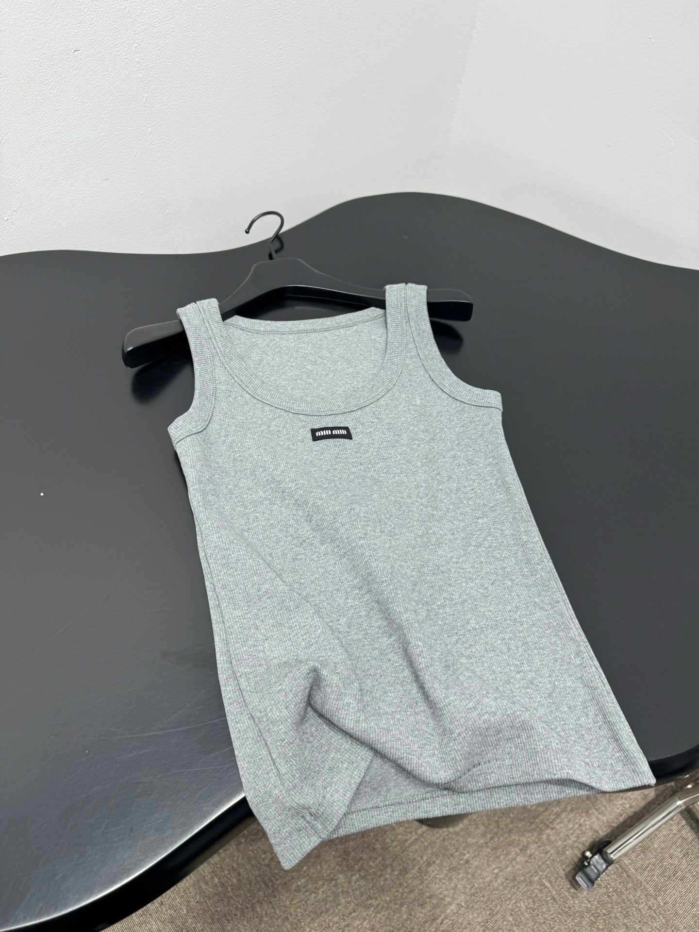 CLASSIC RIBBED LOGO TANK TOP