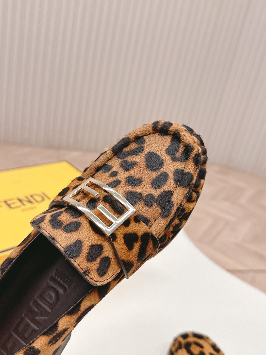 CLASSIC BUCKLE LOAFERS WITH ANIMAL PRINT OPTION