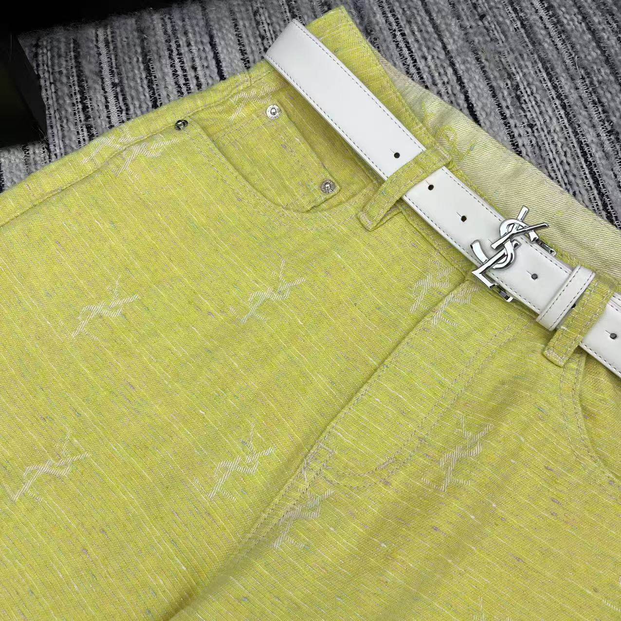 HIGH-WAIST WIDE LEG SUMMER TROUSERS