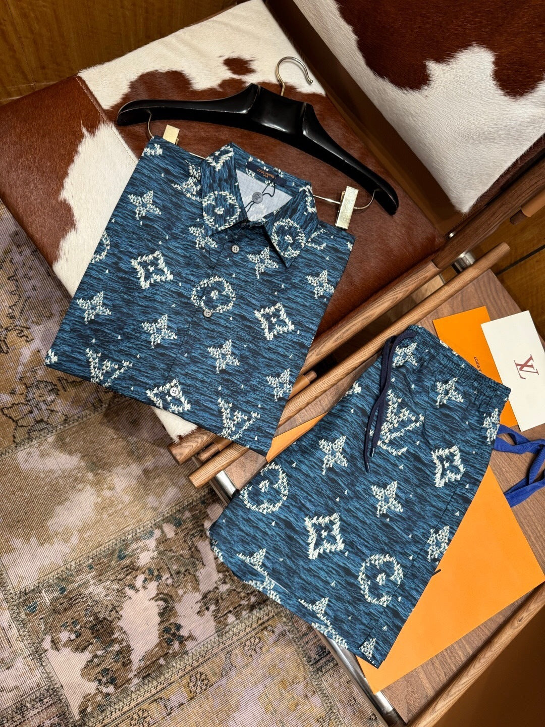 MONOGRAM PRINT MATCHING SET