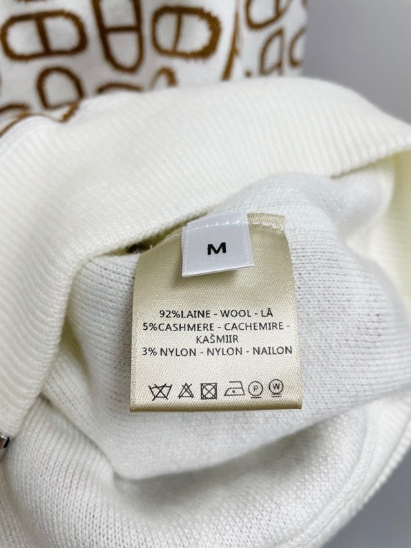 GEOMETRIC PRINT ZIP CARDIGAN