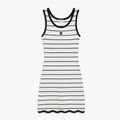 CLASSIC STRIPED KNIT MINI DRESS