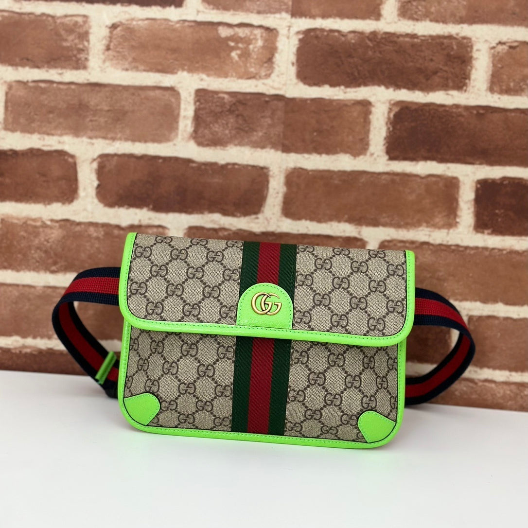 STRIPE MINI BELT BAG – NEON EDITION