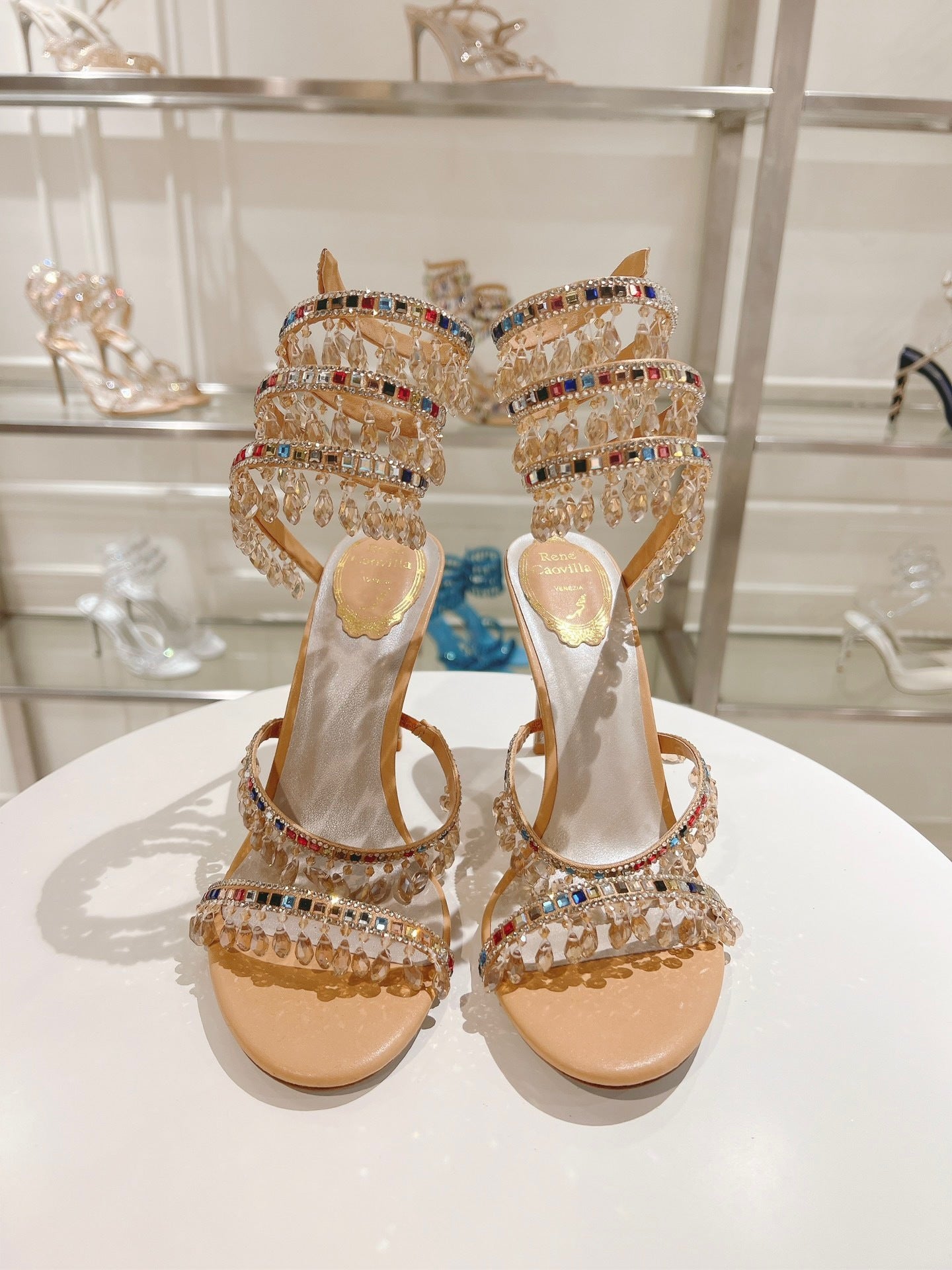 GOLDEN CASCADE HEELS