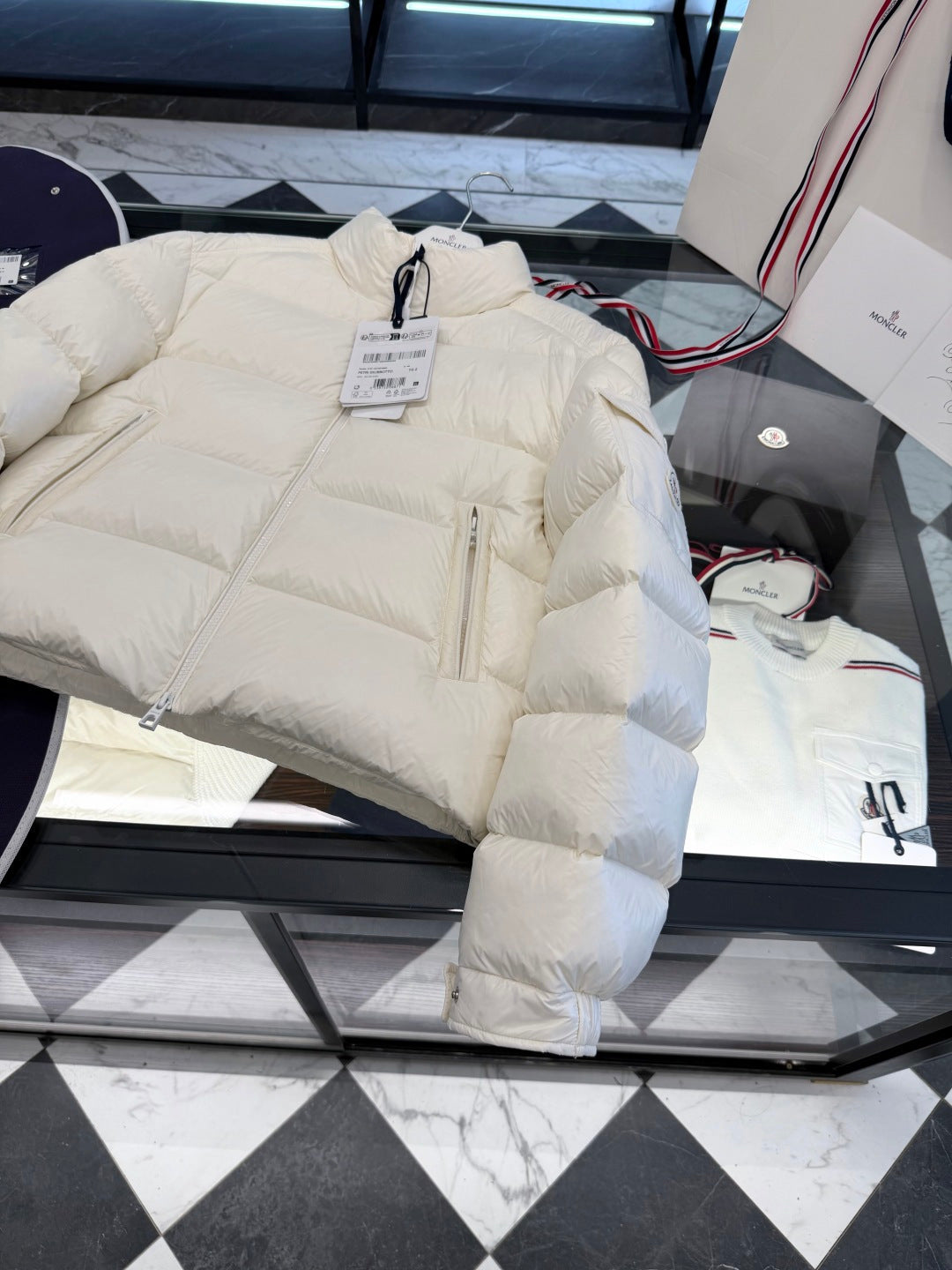 LUXURY QUILTED PUFFER DOWN JACKET