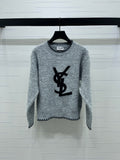 LOGO CREW NECK KNIT SWEATER