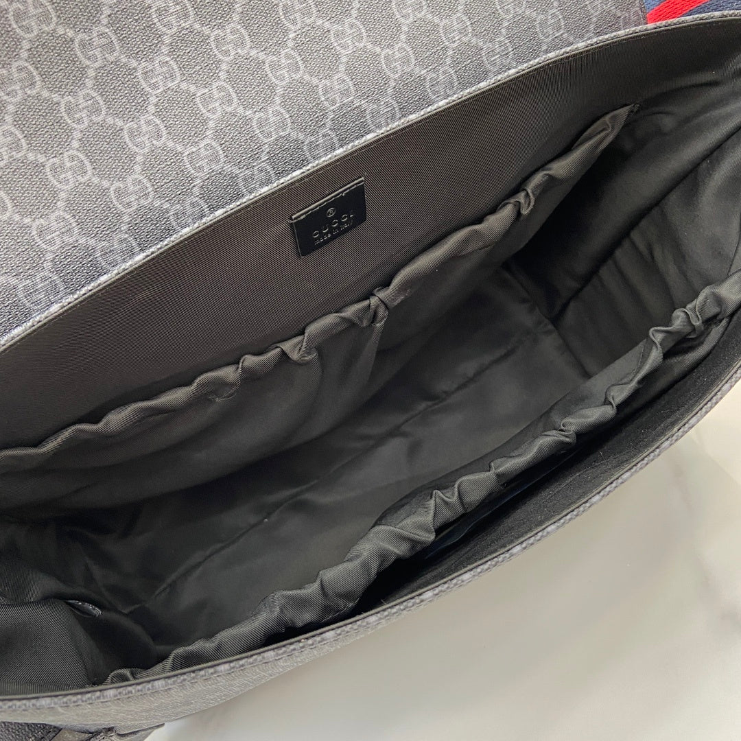 MONOGRAM CANVAS MESSENGER BAG