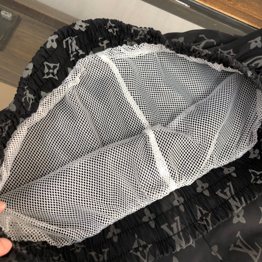 MONOGRAM PRINT SWIM SHORTS – MULTICOLOR