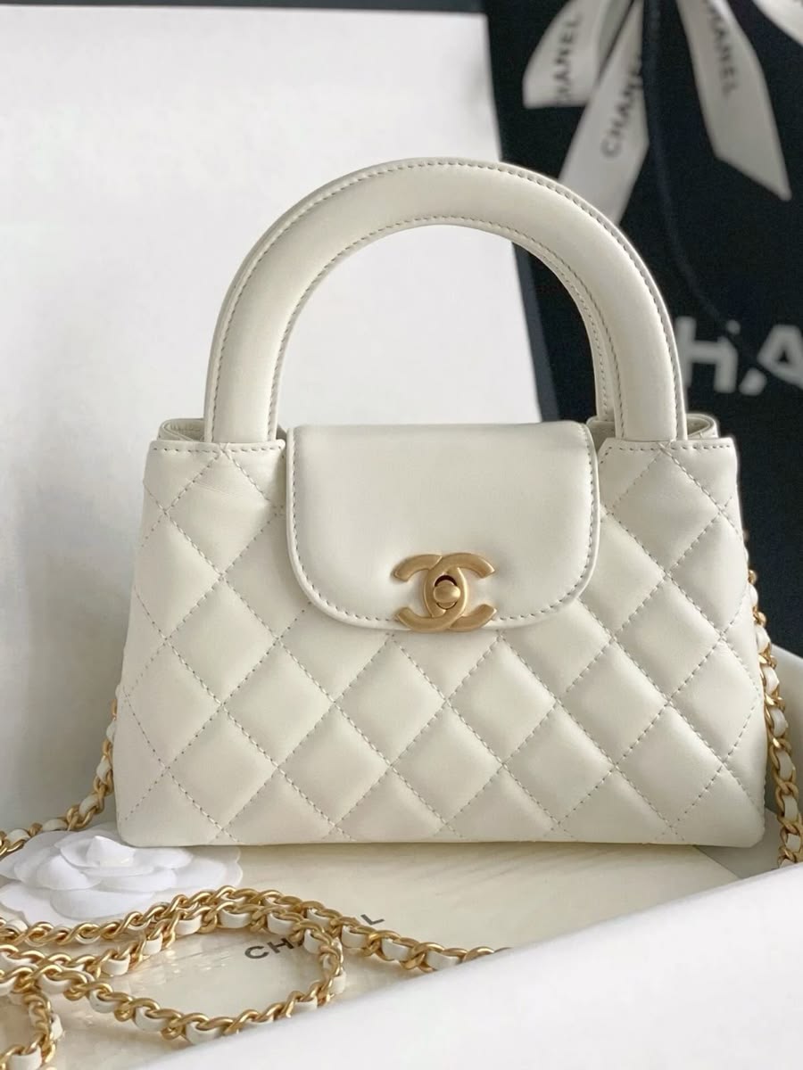 FASHION QUILTED CHAIN HANDLE MINI HANDBAG