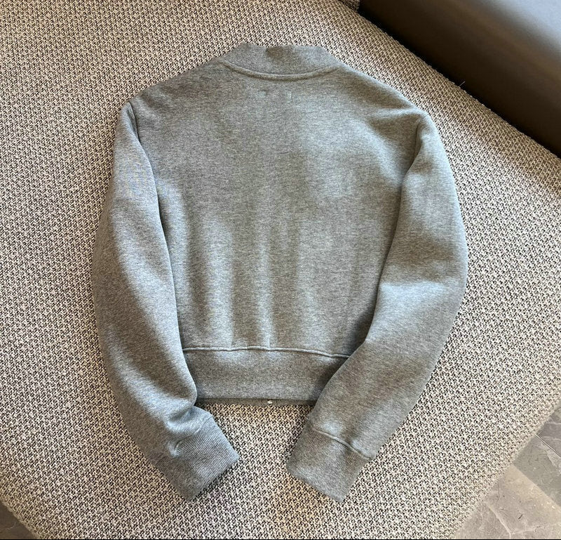 ZIP-UP CROPPED SWEATSHIRT