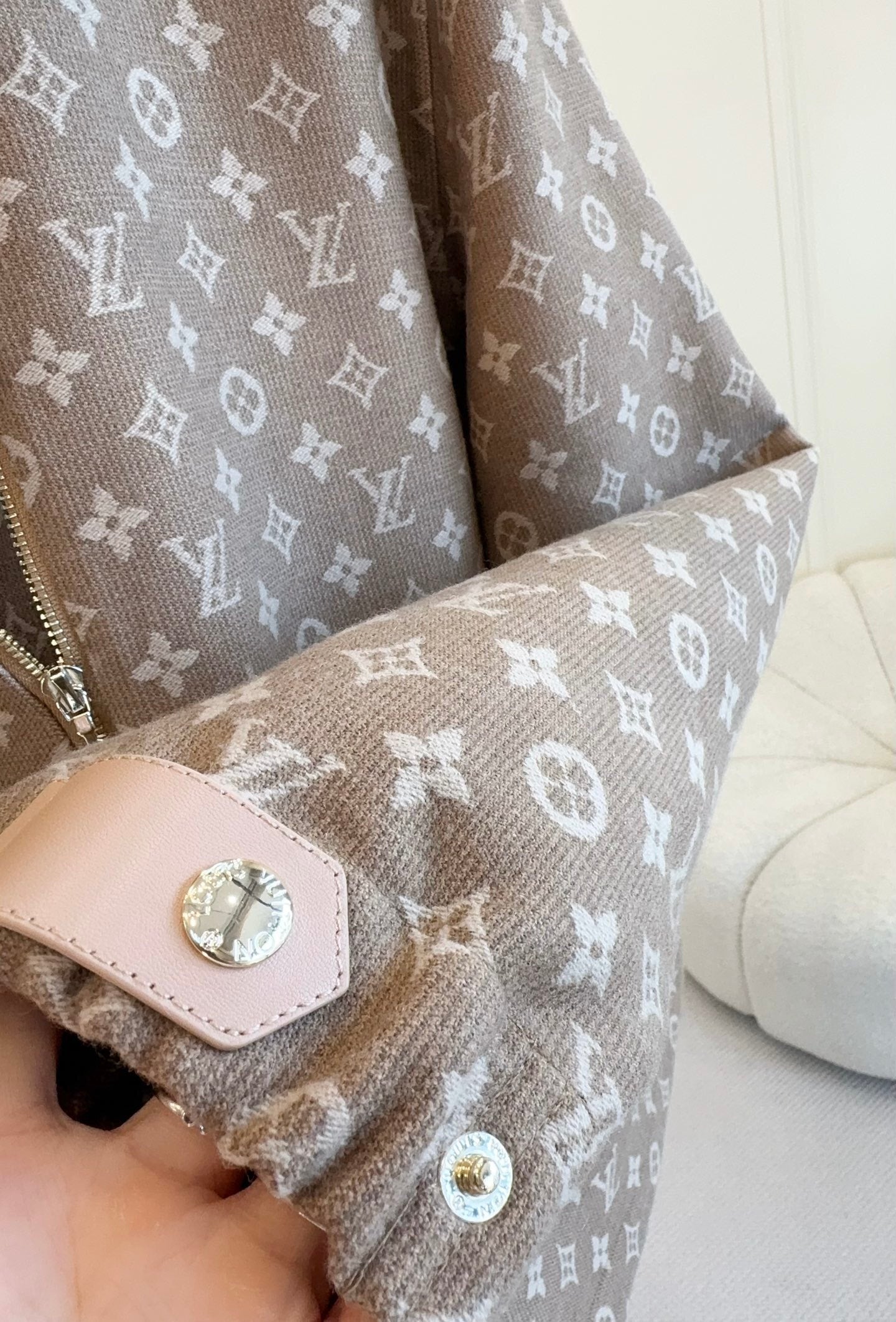 MONOGRAM ZIP-UP JACKET