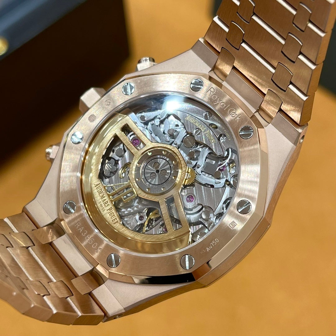 ROSE GOLD CHRONOGRAPH LUXURY WATCH