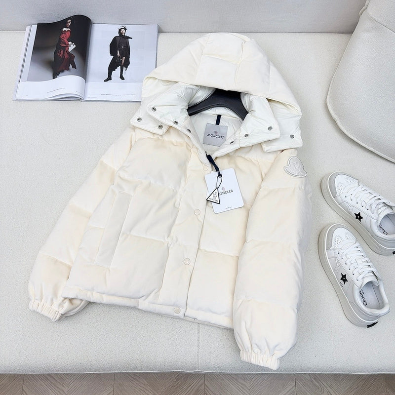 HOODED QUILTED WINTER PUFFER JACKET