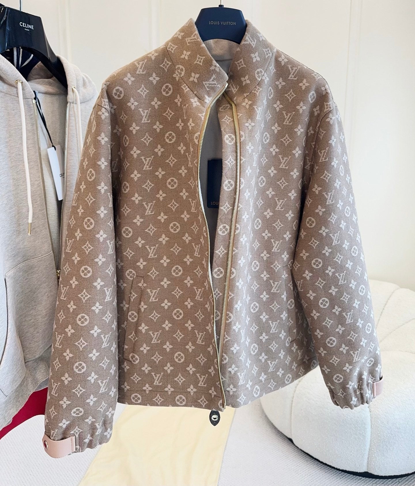 MONOGRAM ZIP-UP JACKET