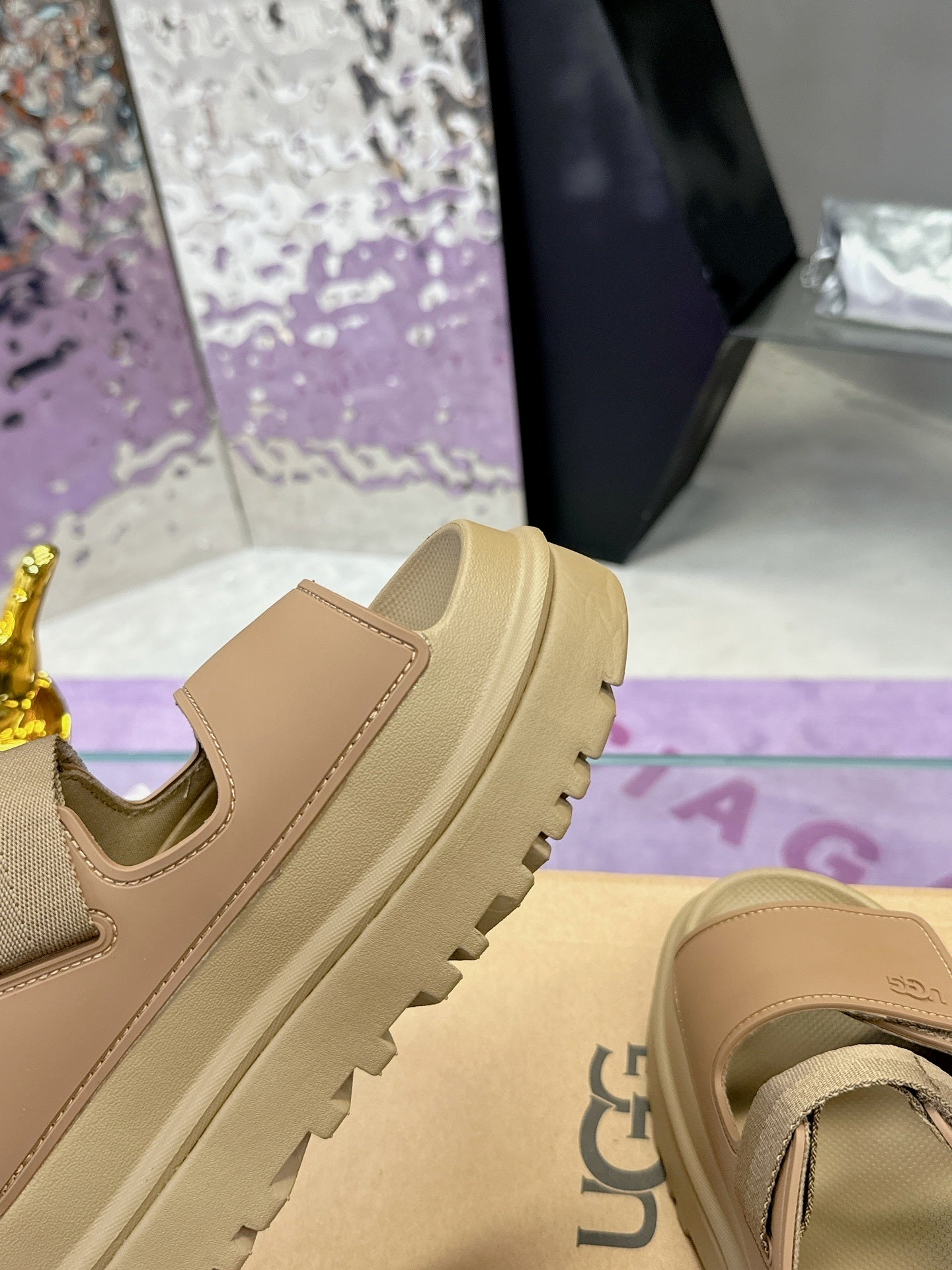 PLATFORM SANDALS – SAND