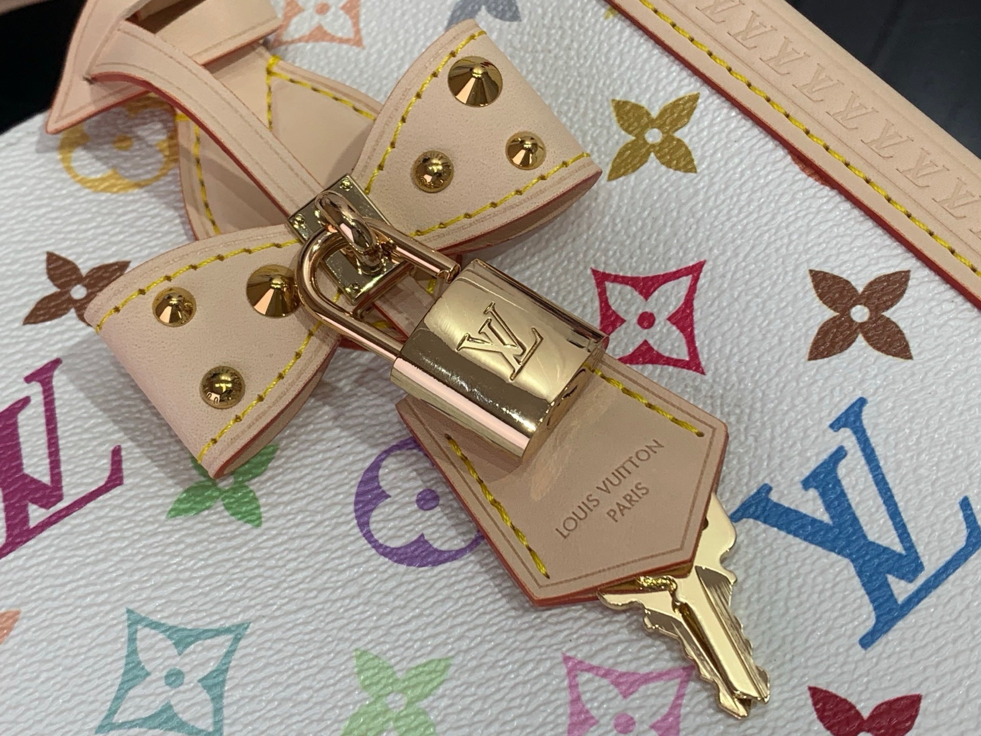 COLORBLOCK MONOGRAM TOP HANDLE TOTE