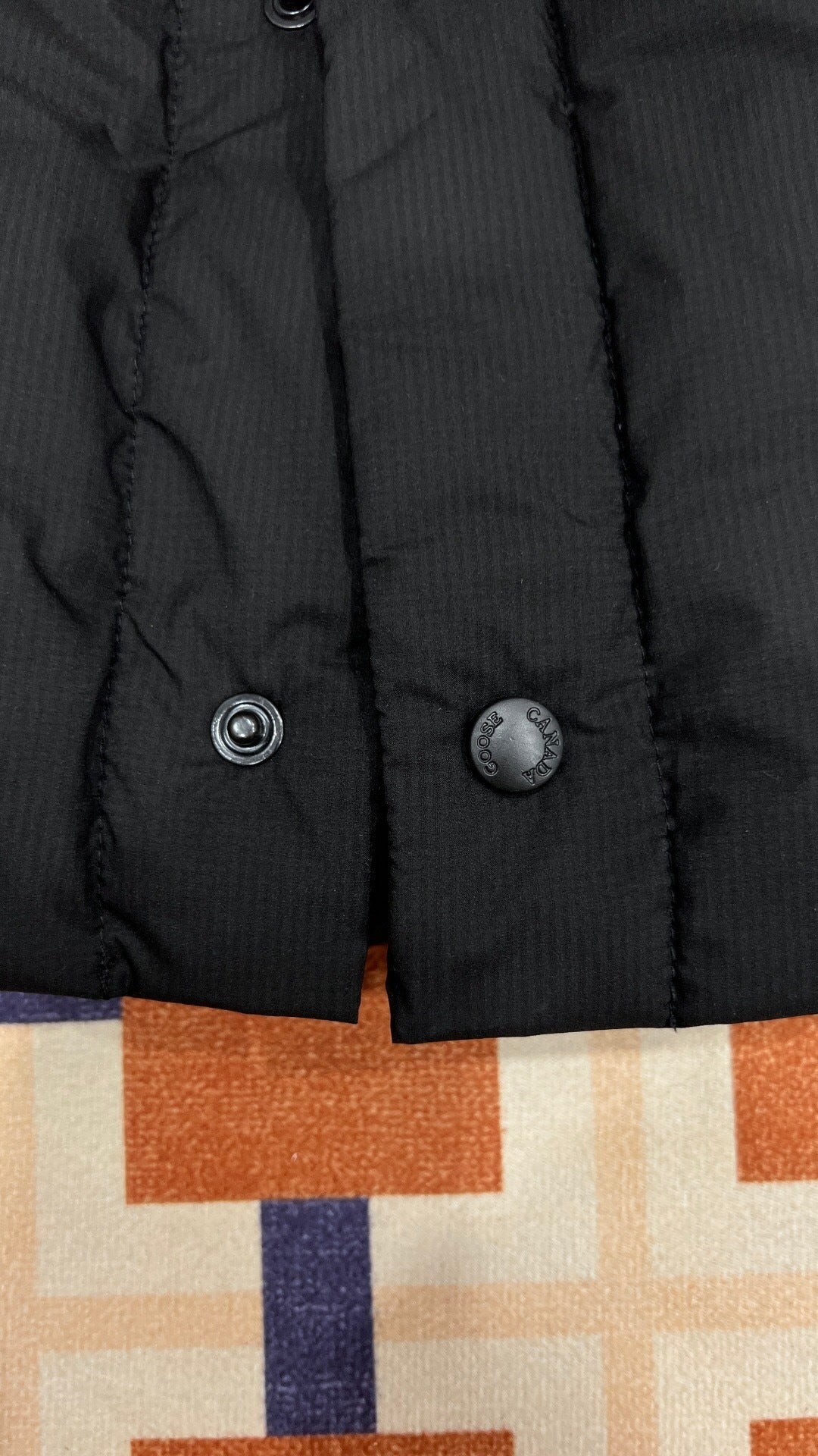 PADDED SNAP-BUTTON JACKET WITH CLASSIC COLLAR