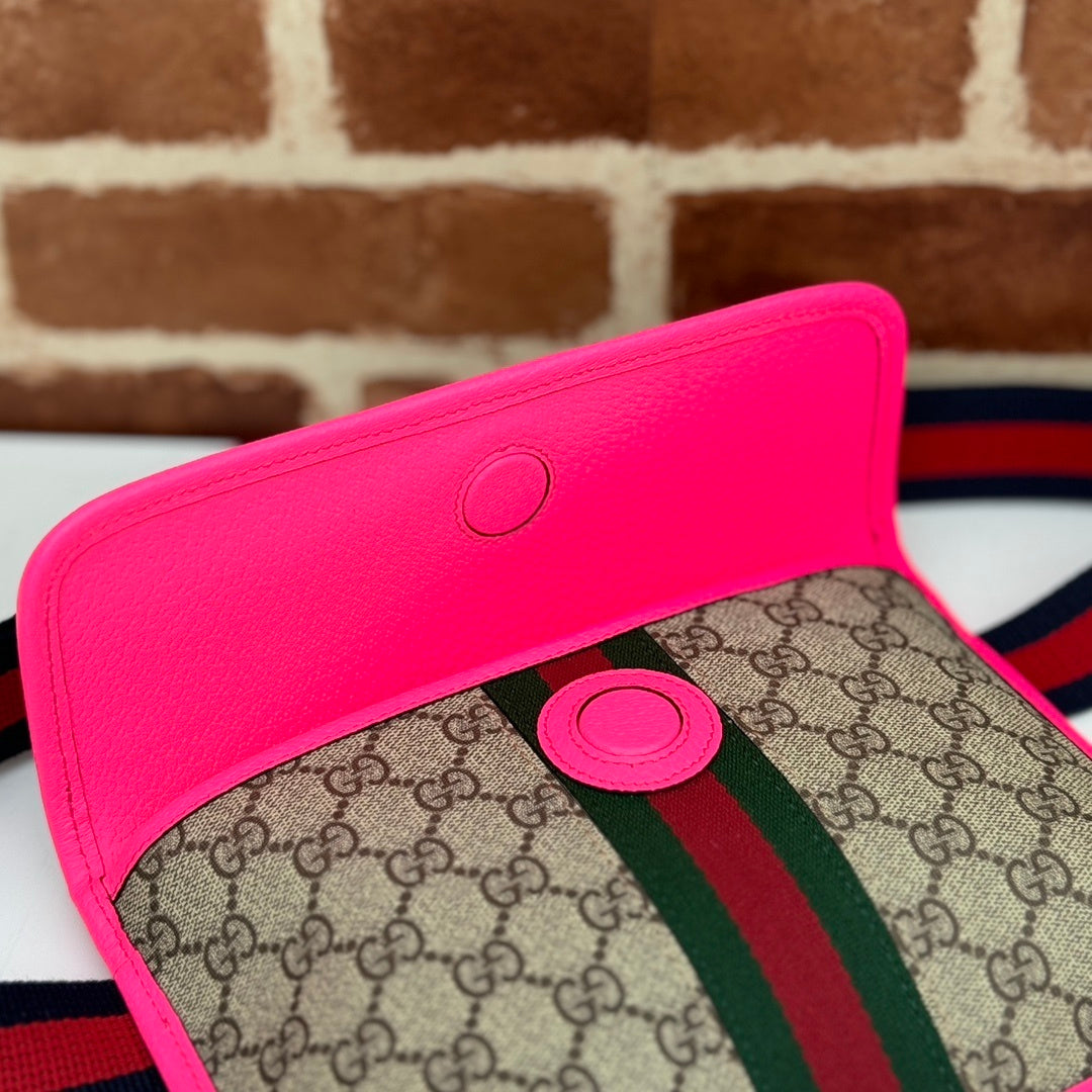 STRIPE MINI BELT BAG – PINK EDITION