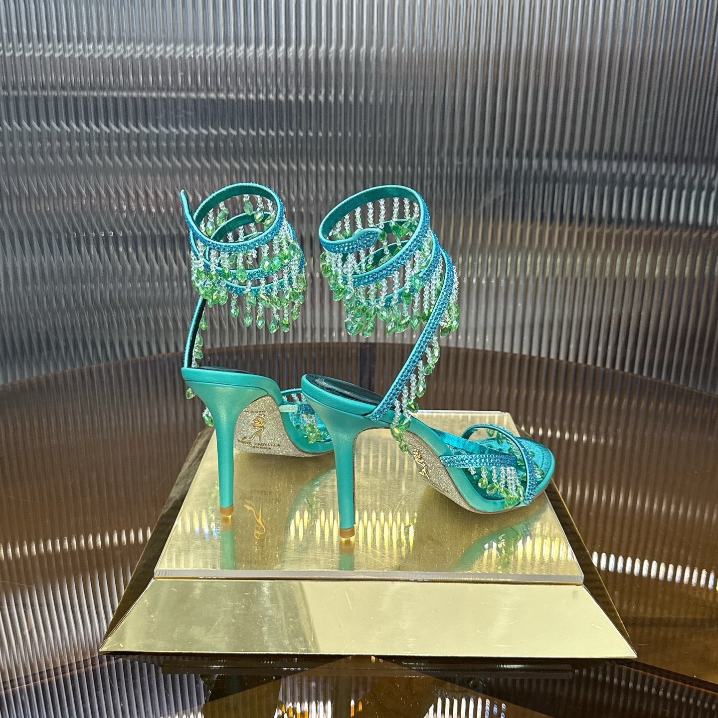 AQUA CASCADE HEELS