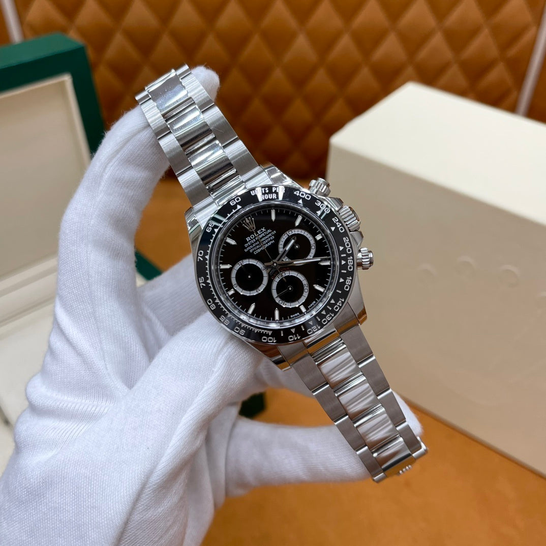 LUXURY CHRONOGRAPH STEEL WATCH