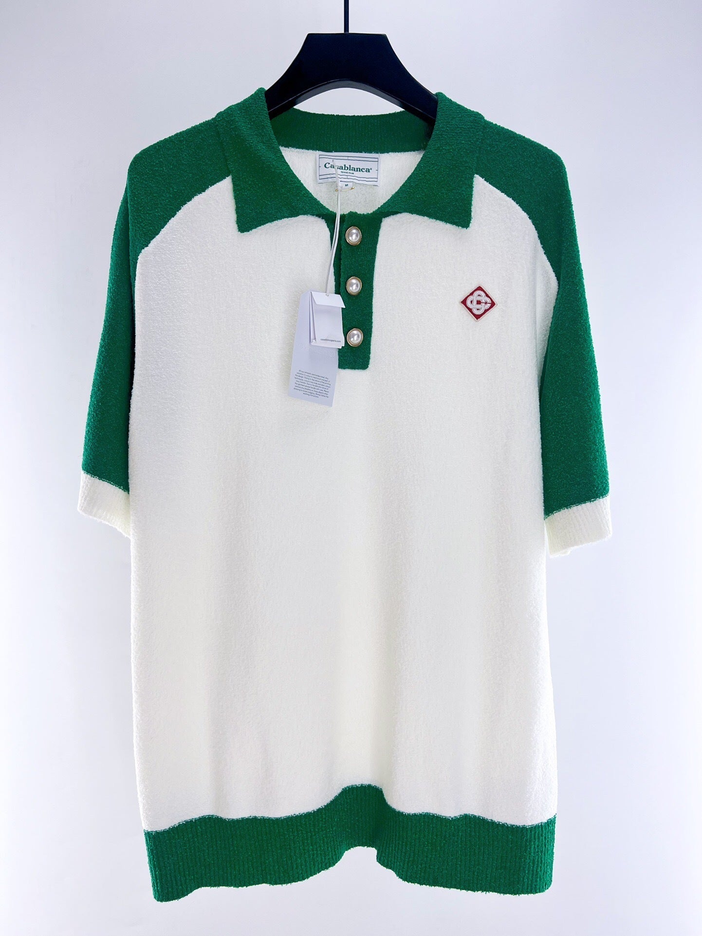 TERRY TEXTURE COLORBLOCK POLO