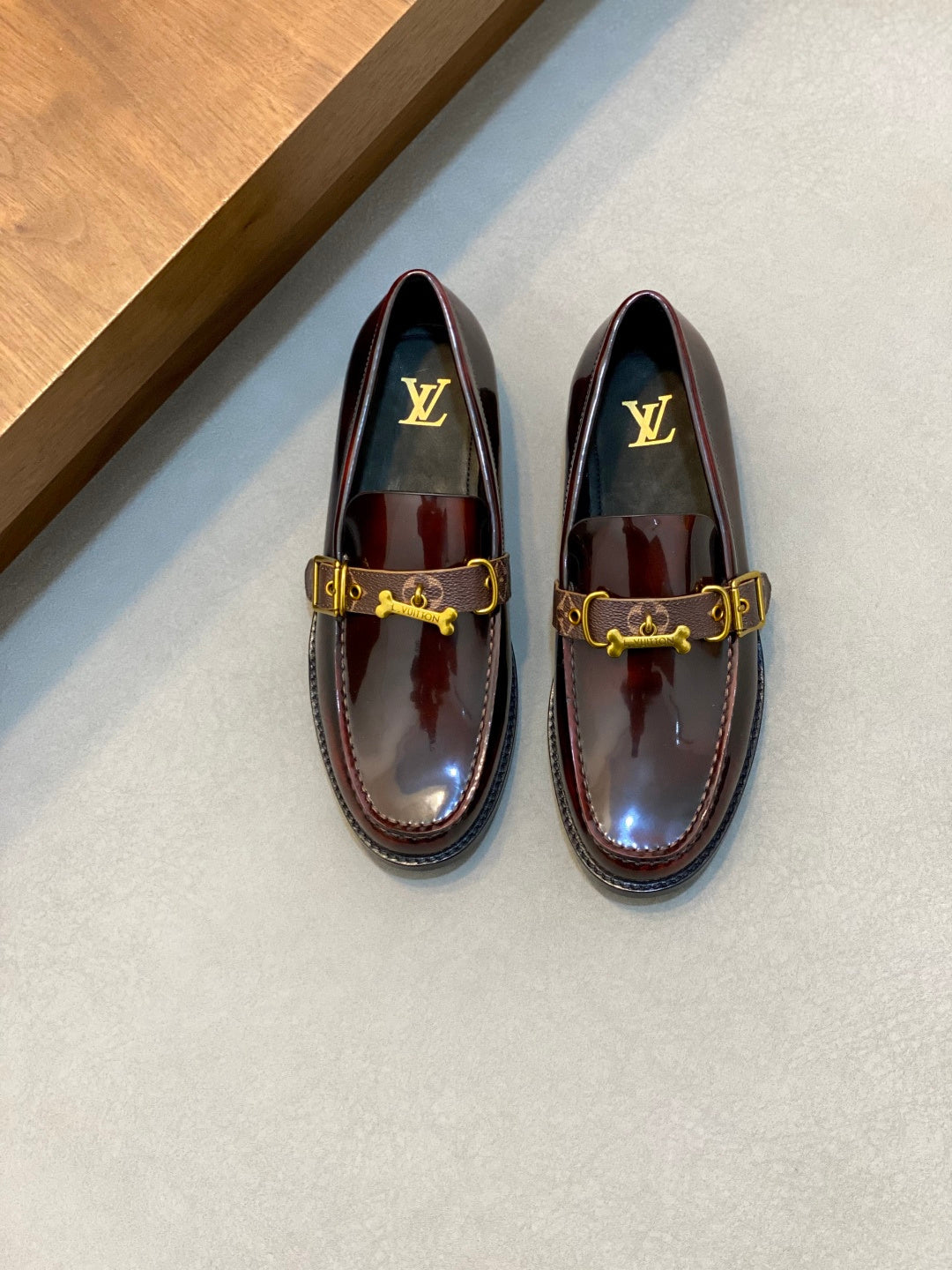 PATENT LEATHER LOAFERS