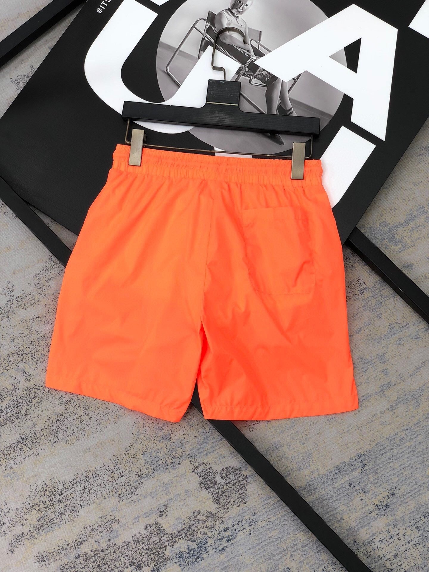SPORT LOGO SWIM SHORTS – ORANGE