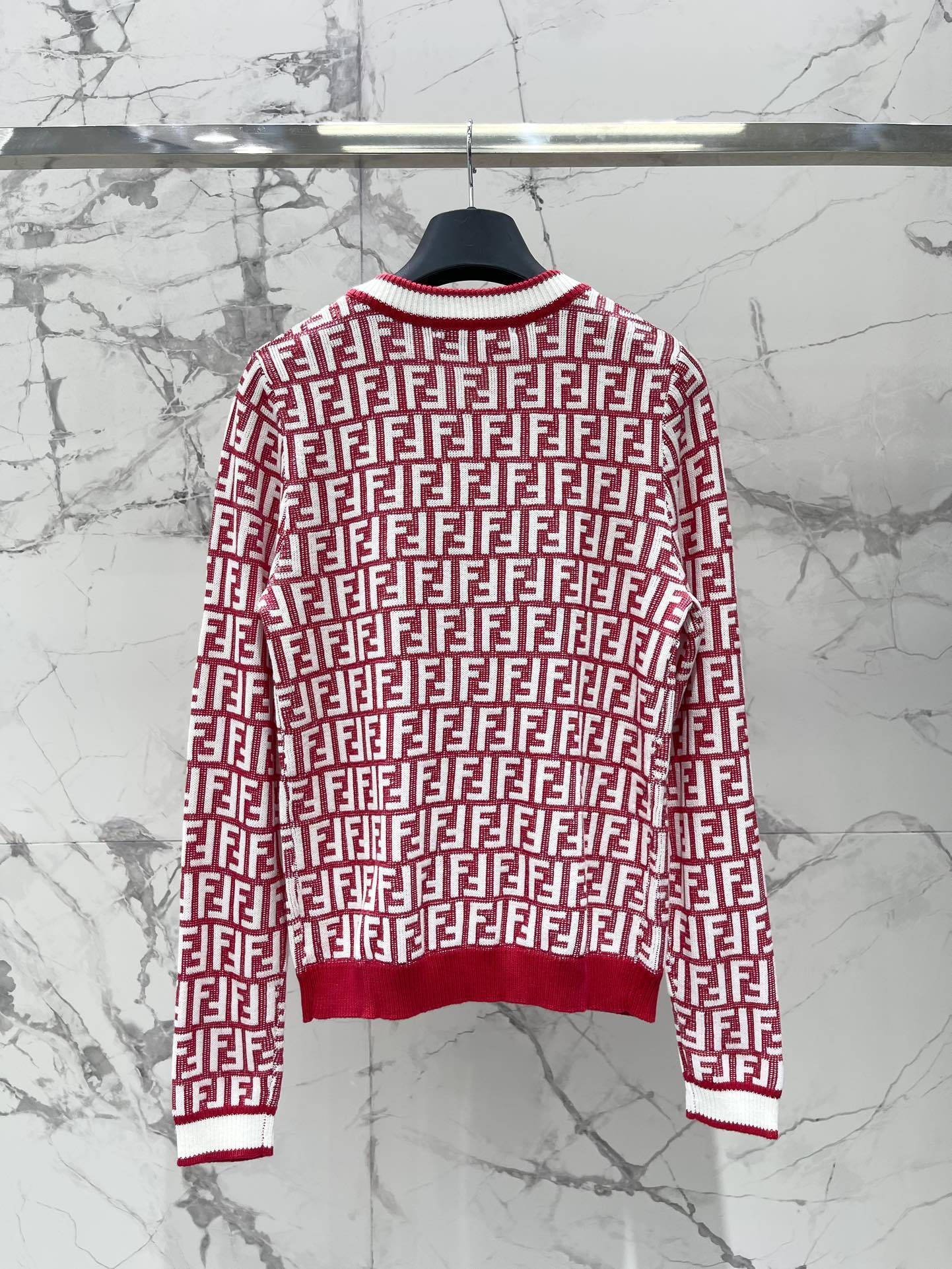 PATTERN KNIT CARDIGAN