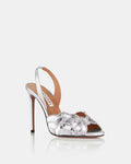SILVER STRAP HEELS