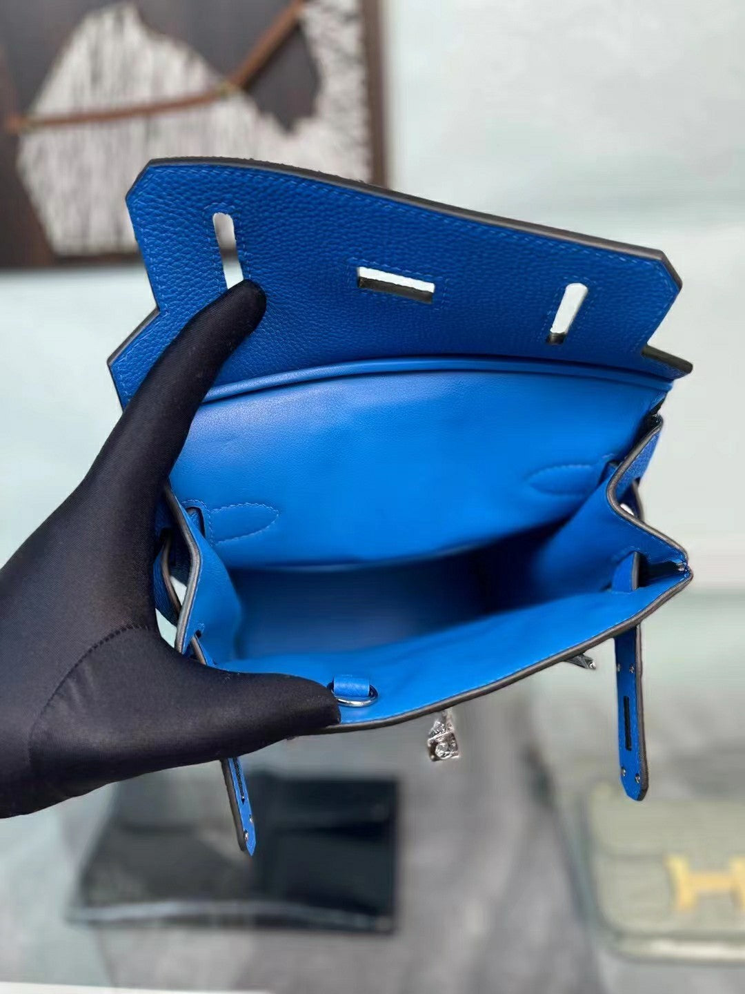 BLUE KELLY CROSSBODY