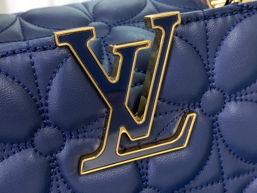 QUILTED TOP HANDLE BAG