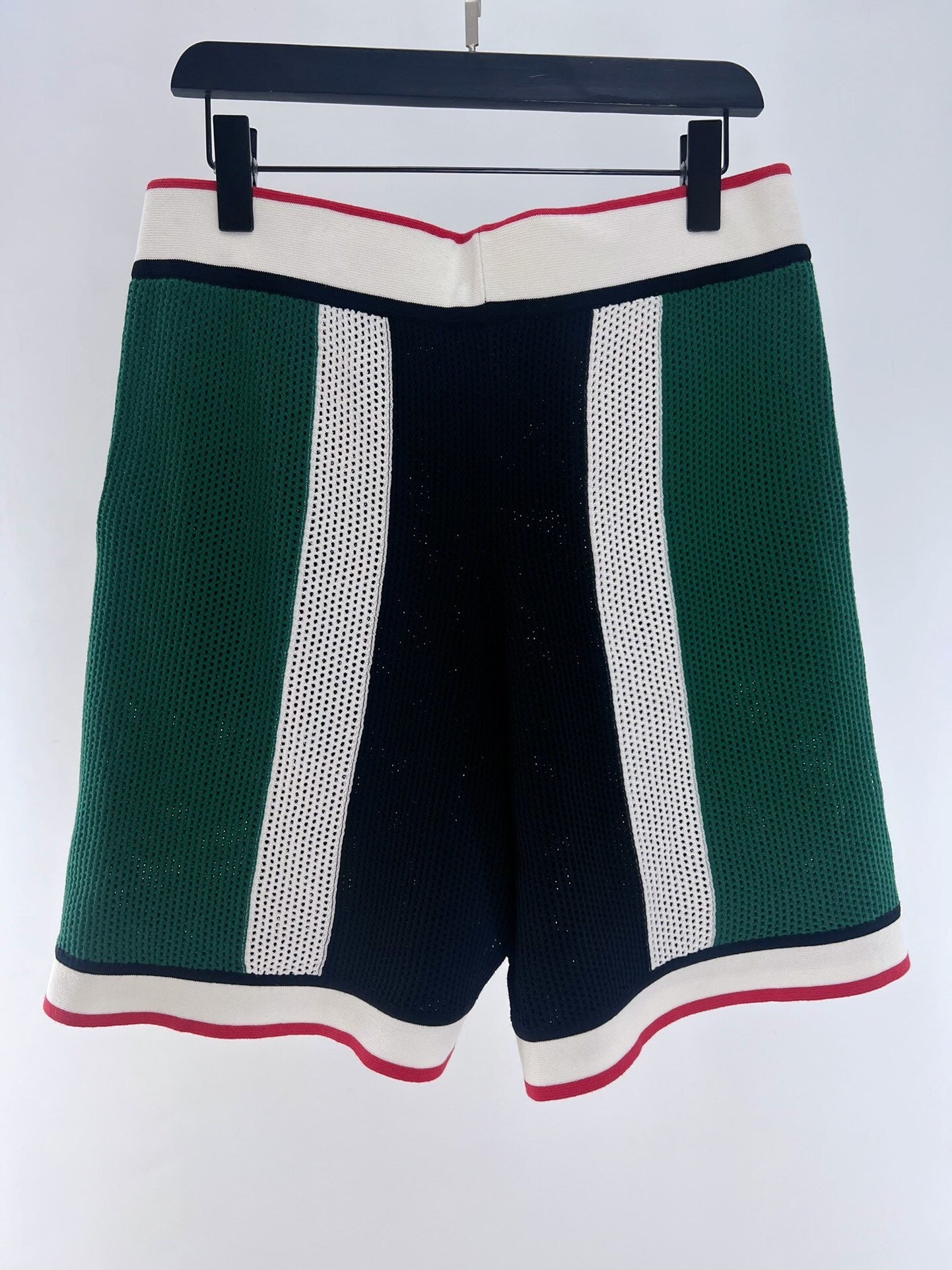STRIPED KNIT SHORT SET