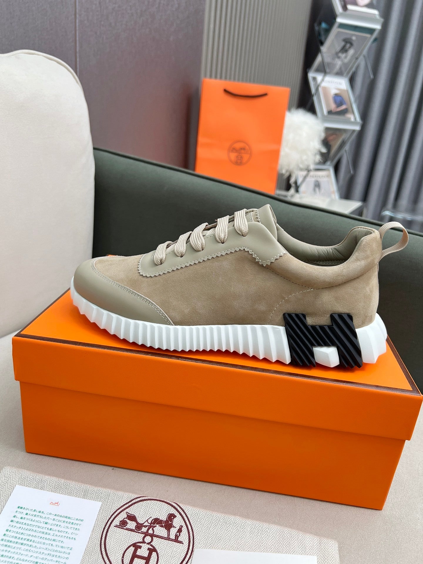 PREMIUM SUEDE PANEL LUXURY SNEAKERS