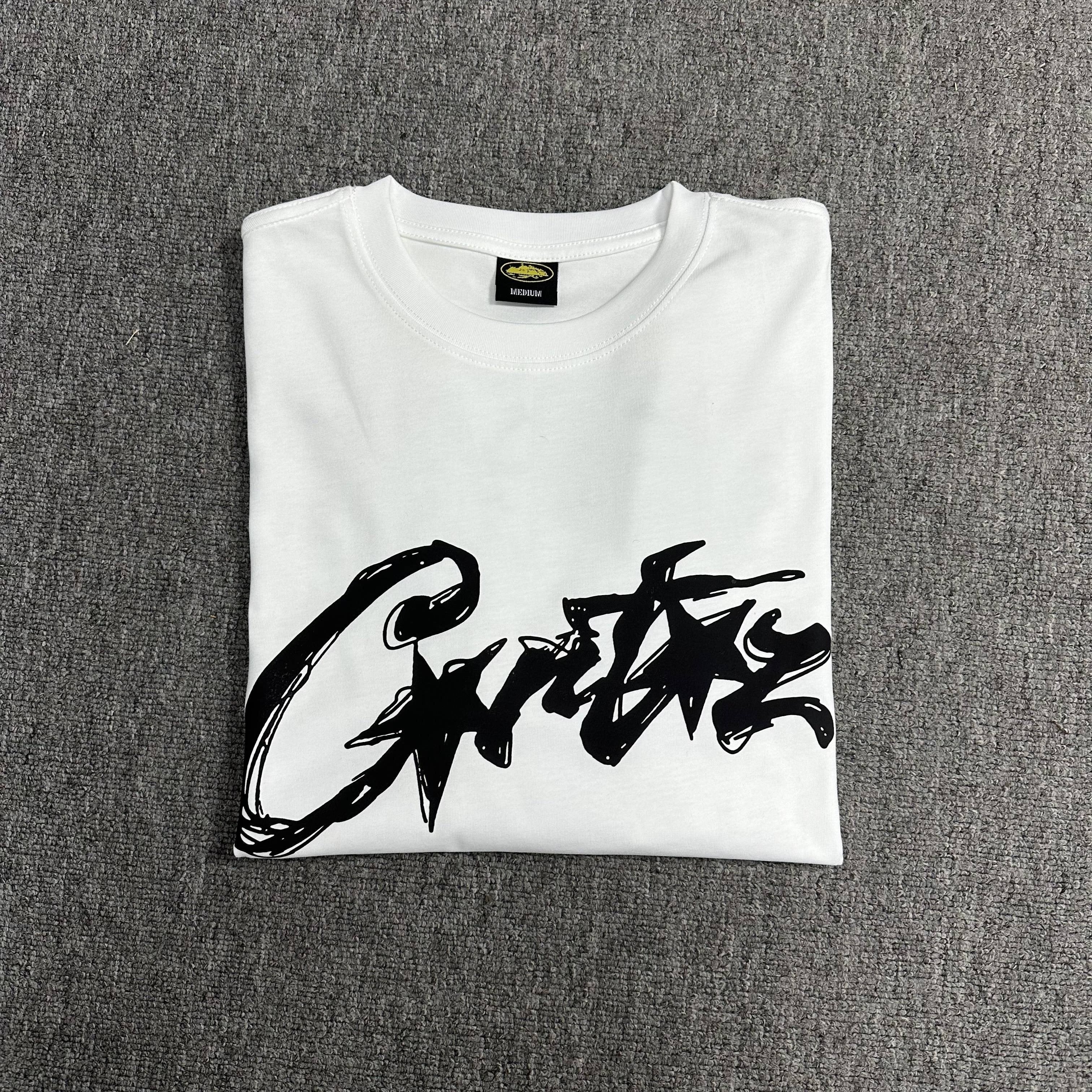 SCRIPT GRAPHIC COTTON T-SHIRT