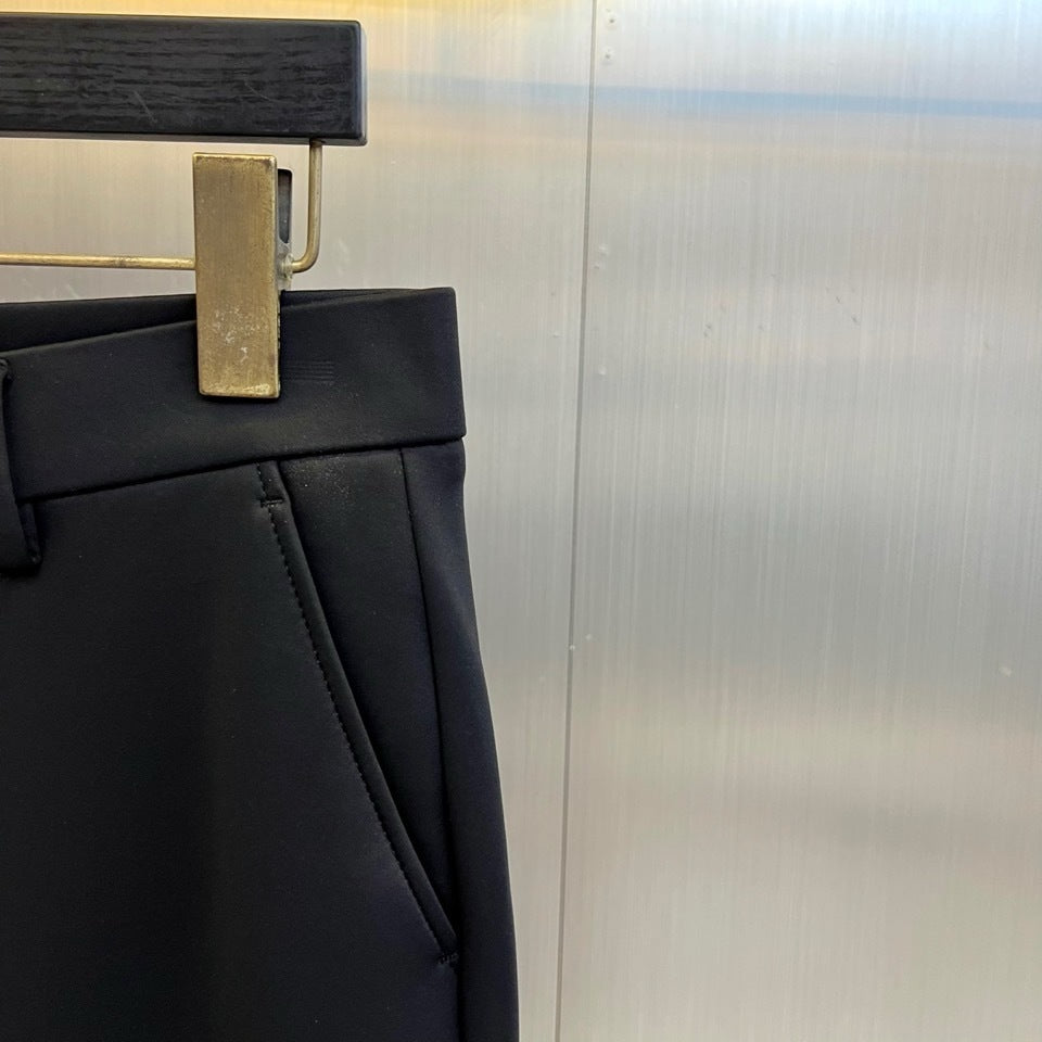 BLACK SLIM FIT CLASSIC TROUSERS