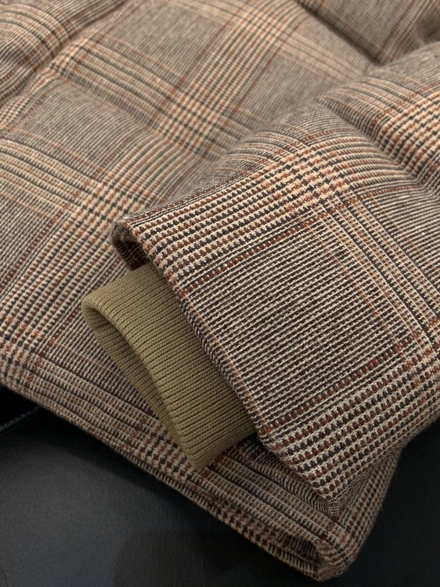 PLAID PADDED PUFFER JACKET