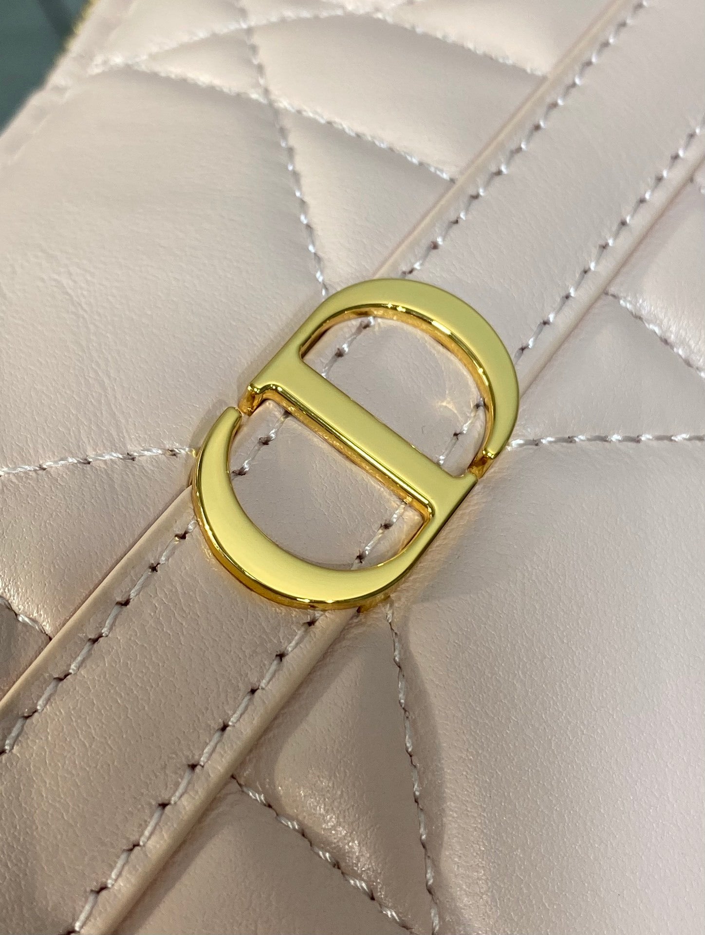 BLUSH QUILTED LEATHER TOP-HANDLE BAG