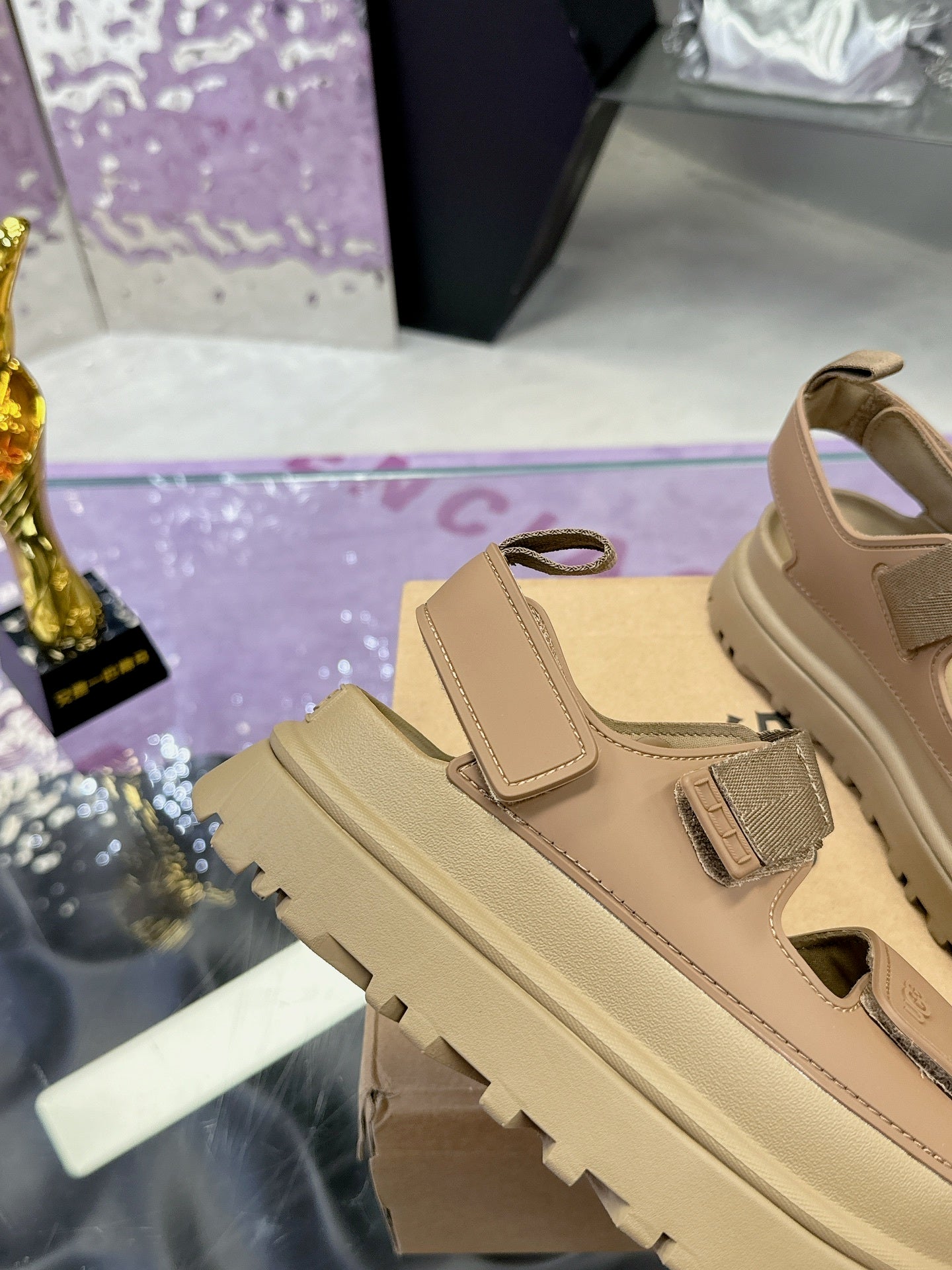 PLATFORM SANDALS – SAND