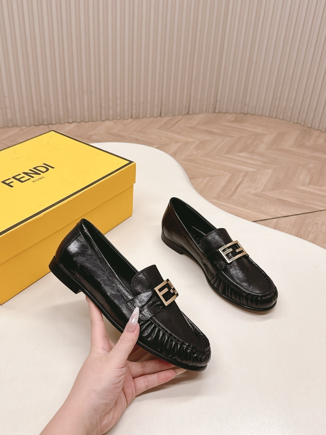 CLASSIC BUCKLE LOAFERS WITH ANIMAL PRINT OPTION