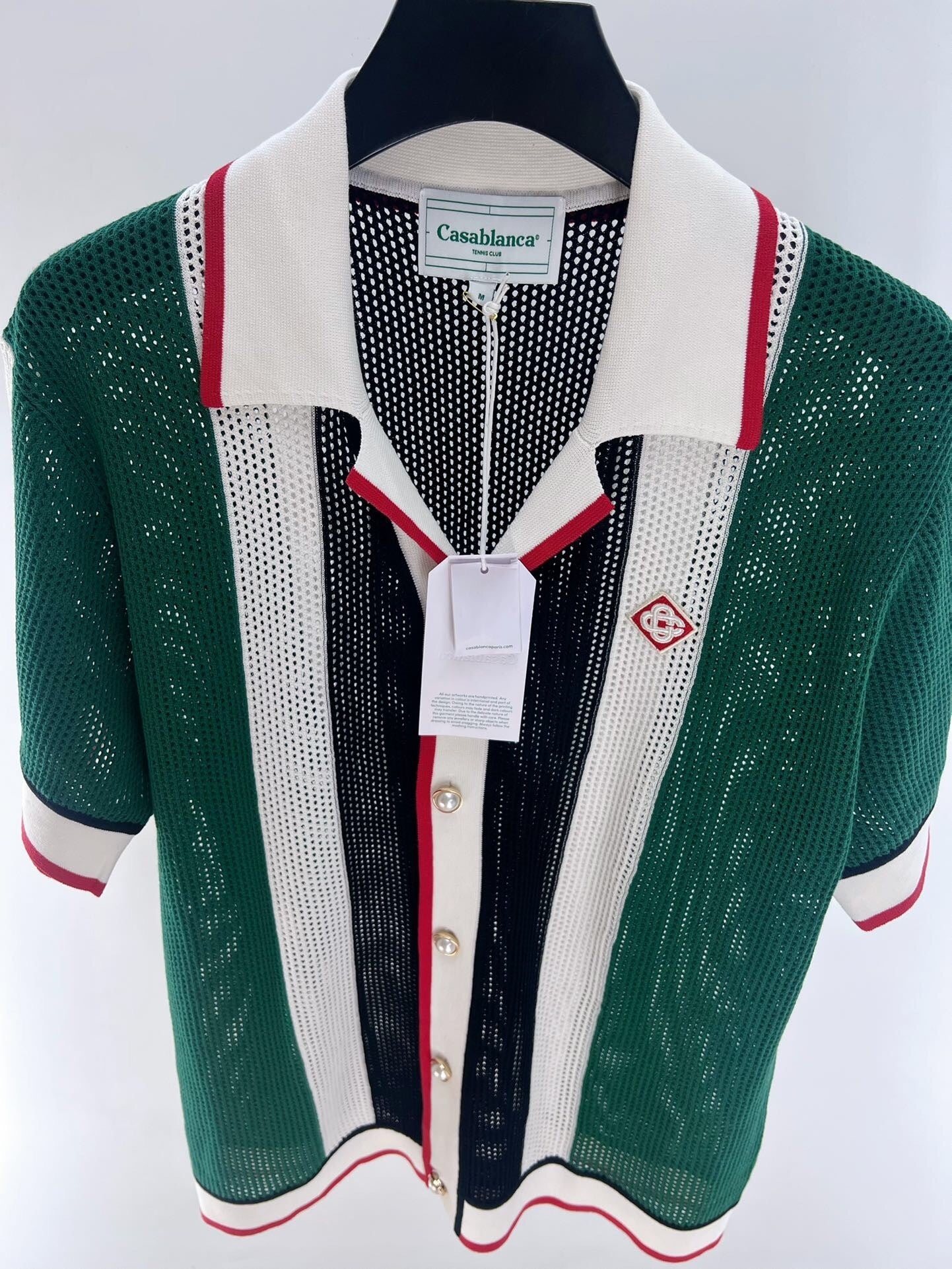 STRIPED KNIT SHORT SET