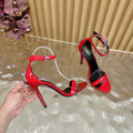 PATENT RED STILETTO SANDALS – GLAM NIGHT EDITION