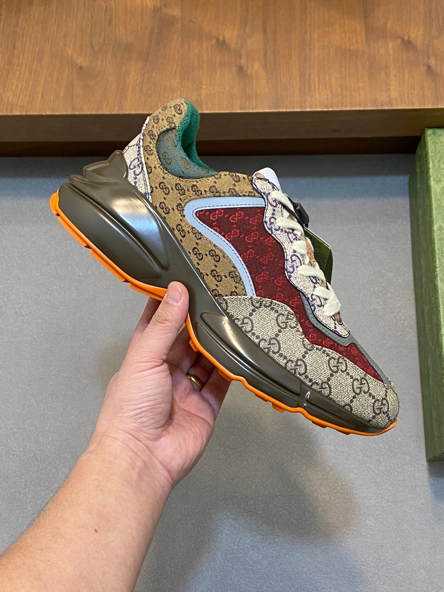 MULTICOLOR MONOGRAM CHUNKY SNEAKERS